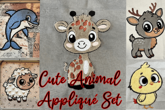 Animal Appliqué Embroidery Designs