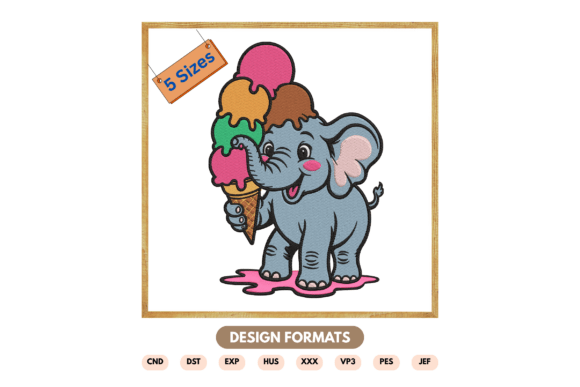 Cute Elephant Summer Embroidery Design Review