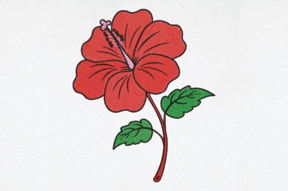 Hibiscus Flower Embroidery: A Designer's Review