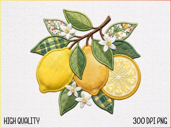 Lemon Embroidery PNG: A Seasonal Design Review