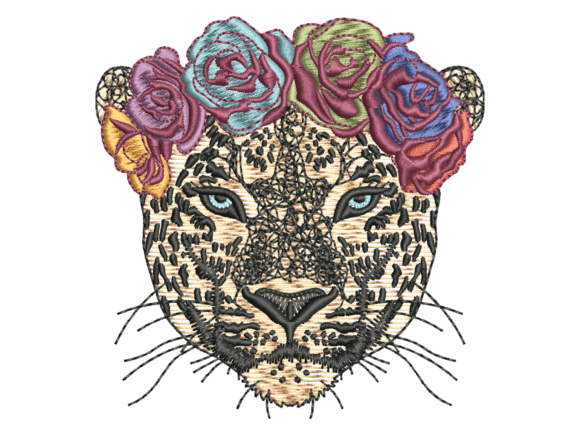 Leopard Rose Embroidery Design Review