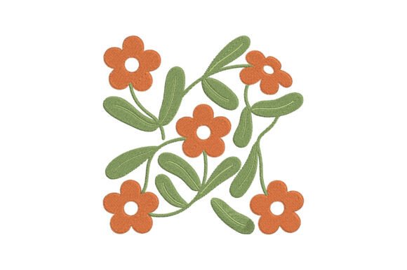 Orange Flower Embroidery Design: A Designer's Review