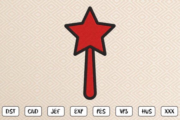 Patriotic Star Wand Embroidery Design Review