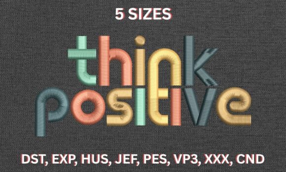 Think Positive Embroidery Review for Real Projects
