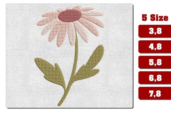 Vintage Pink Daisy Botanical Embroidery Review