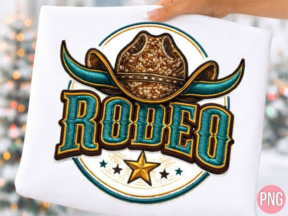 Western Rodeo Embroidery Texture PNG Review